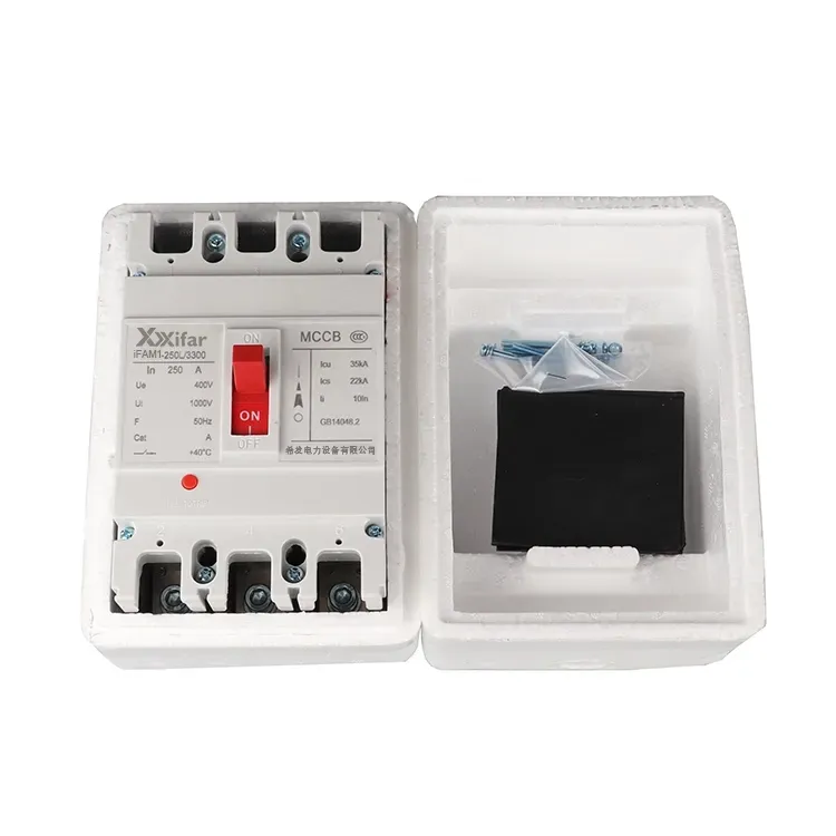 250a 2p Mccb Circuit Breaker ປະເພດຄົງທີ່ 250a 2p Mccb Circuit Breaker ປະເພດຄົງທີ່
