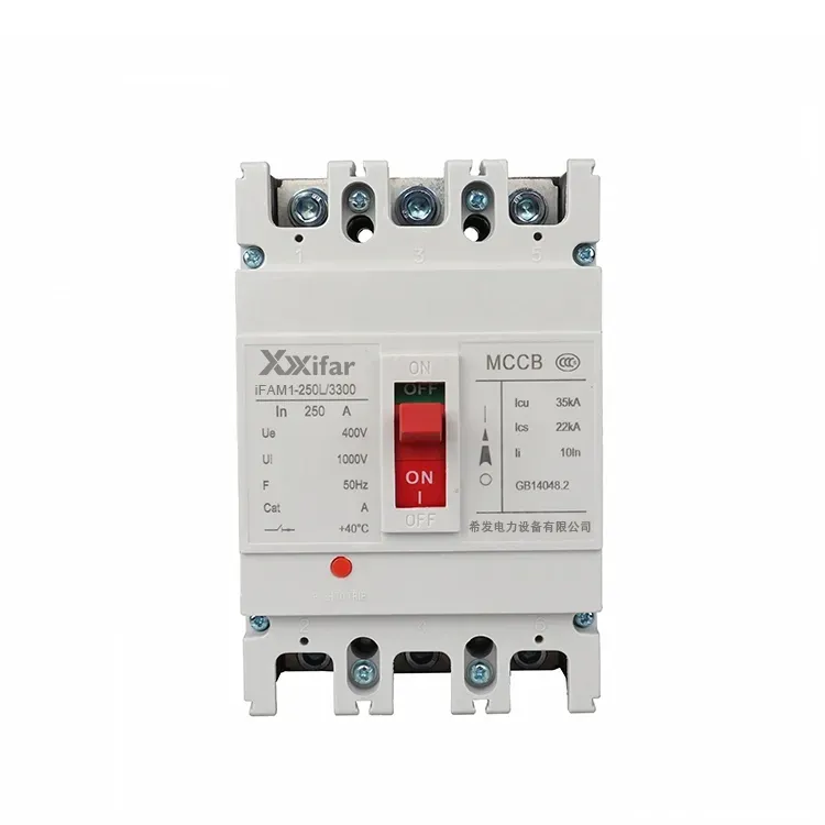250a 2p Mccb Circuit Breaker ປະເພດຄົງທີ່