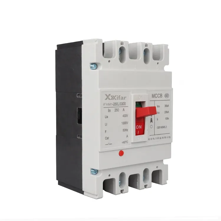 250a 2p Mccb Circuit Breaker ປະເພດຄົງທີ່