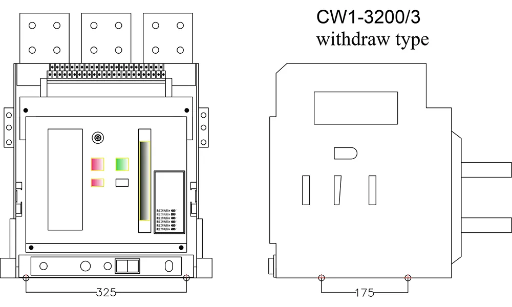 2500 Amp Acb Drawout Type Ac Circuit Breaker